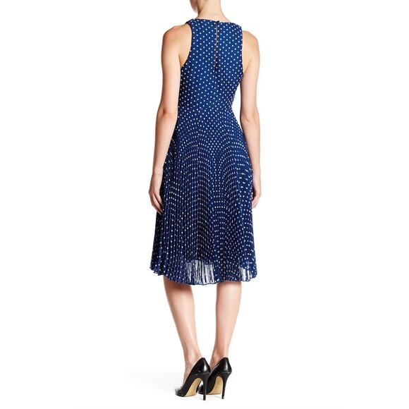 NOWT Anthropologie Dabney Midi Dress By Eva Franco $198 Size 4 Blue - Picture 3 of 3